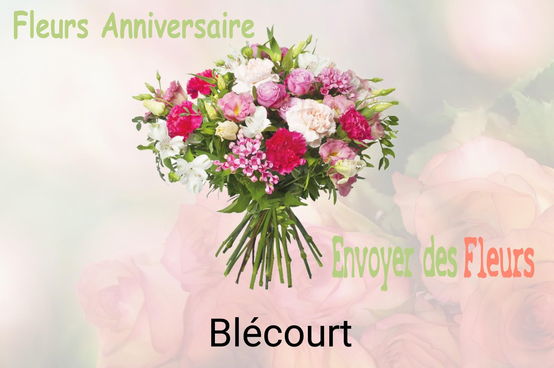 Bouquet de fleurs d’anniversaire livré à Blécourt