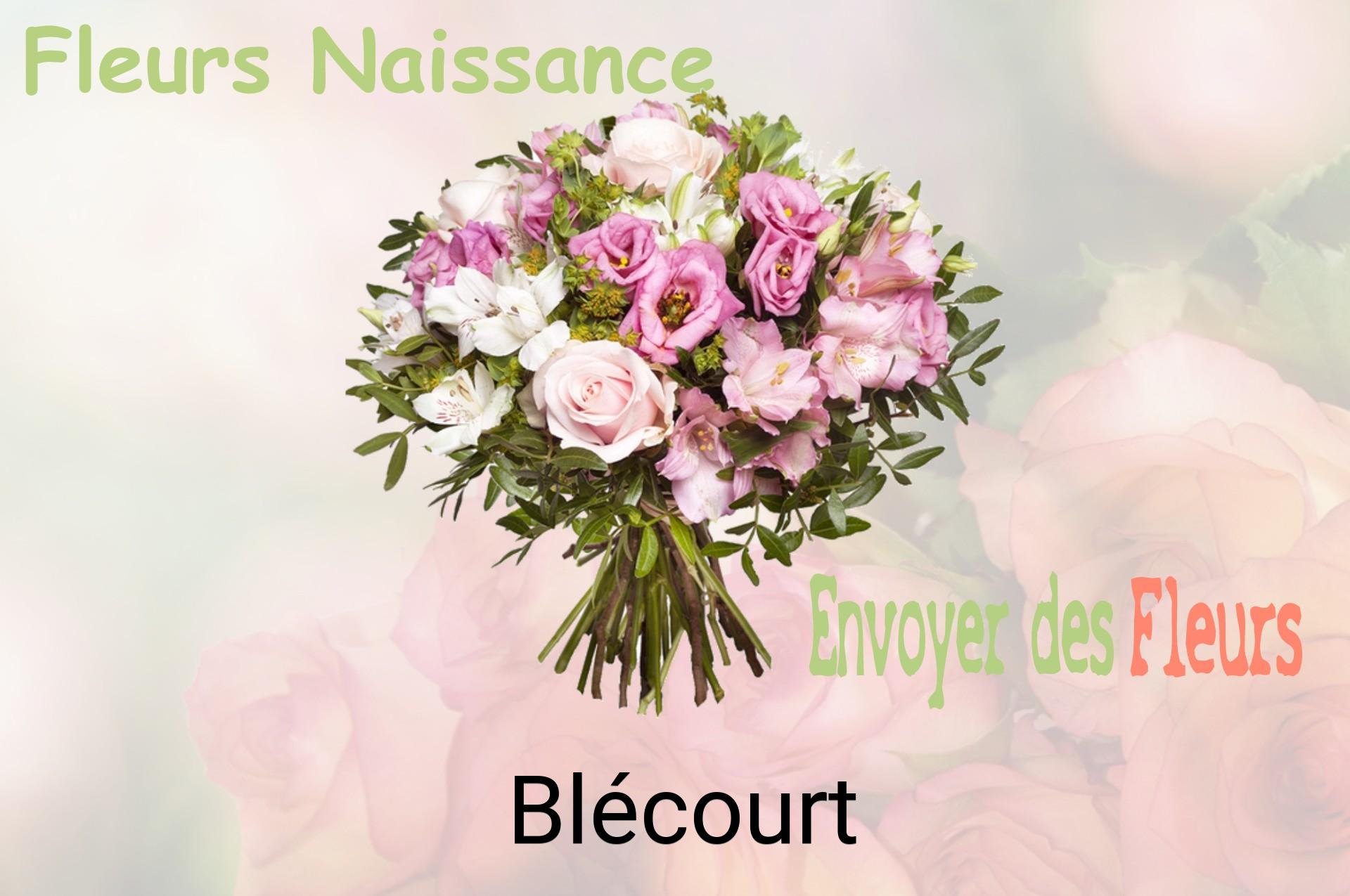 Bouquet de fleurs de naissance livré à Blécourt